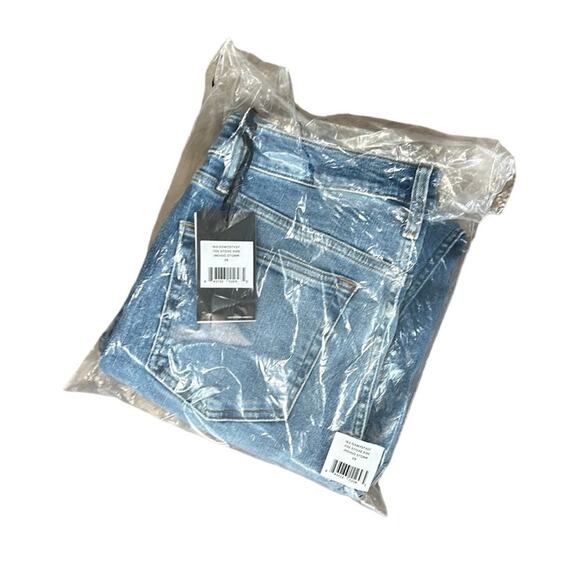 RE/DONE high-rise stove pipe jeans, indigo storm, women’s size 29 NWT! - Picture 7 of 12